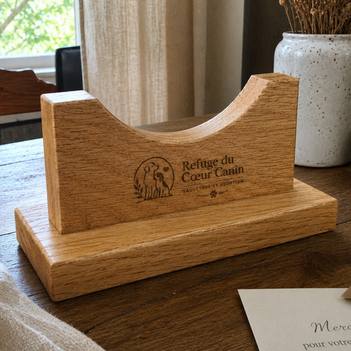 Support en bois offert